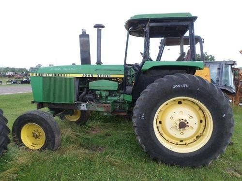 Used John Deere 4840 Tractor parts.
