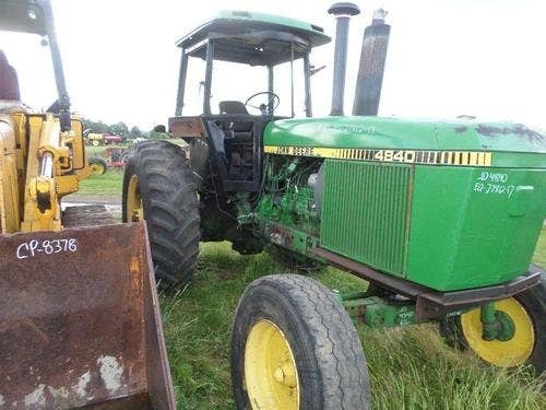 Used John Deere 4840 Tractor parts.