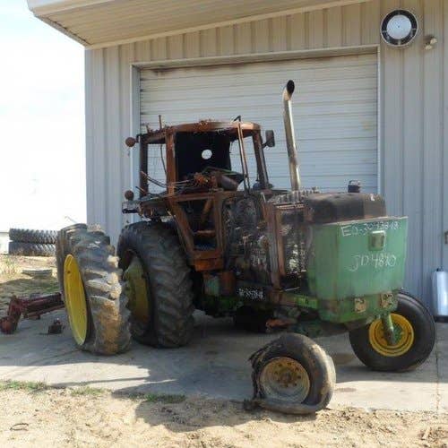 Used John Deere 4840 Tractor parts.