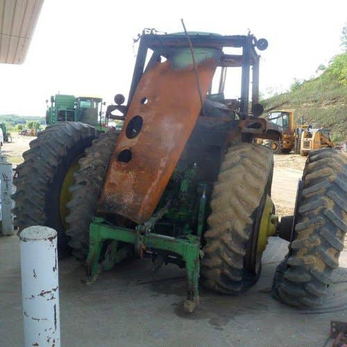 Used John Deere 4840 Tractor parts.