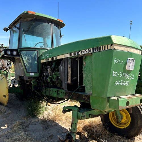 Used John Deere 4840 Tractor parts.