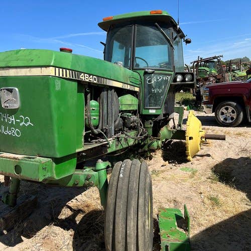 Used John Deere 4840 Tractor parts.