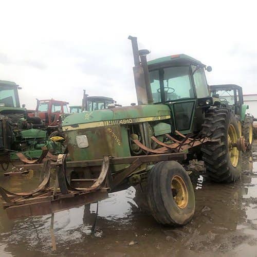 Used John Deere 4840 Tractor parts.