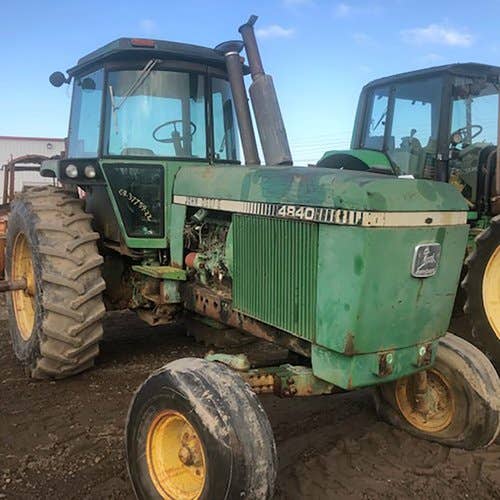 Used John Deere 4840 Tractor parts.