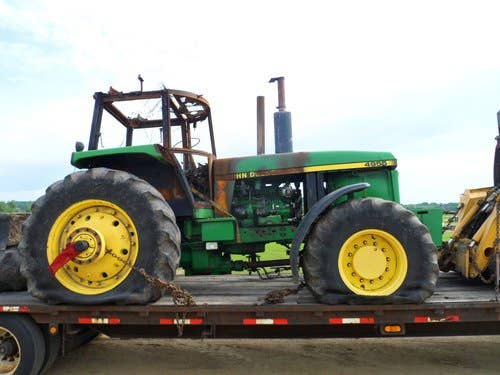 Used John Deere 4955 Tractor parts.