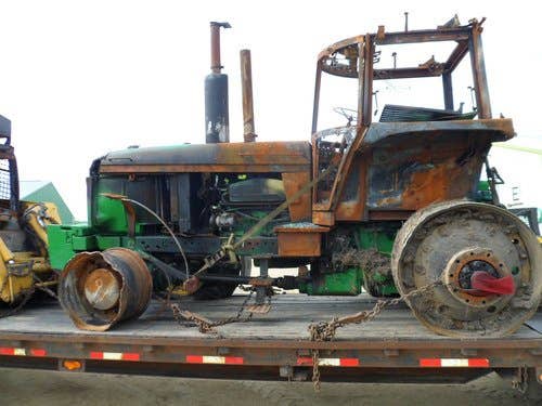 Used John Deere 4955 Tractor parts.
