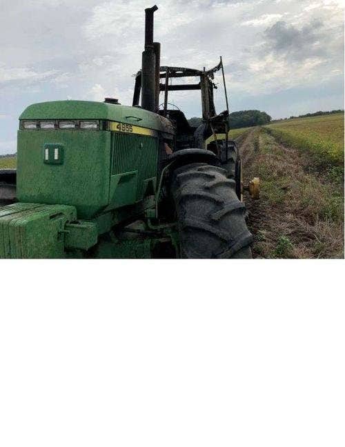 1992 Used John Deere 4955 Tractor parts.