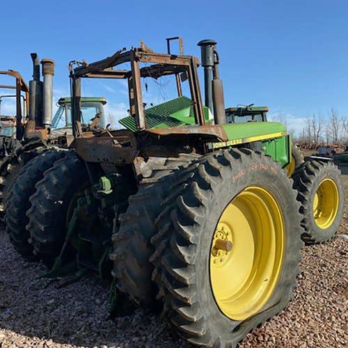 1991 Used John Deere 4955 Tractor parts.