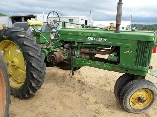 Used John Deere 50 Tractor parts.