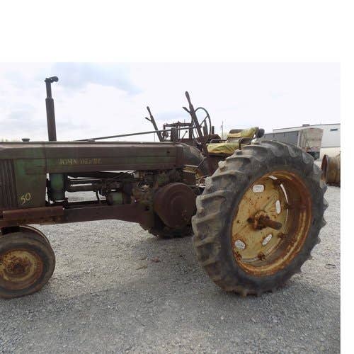Used John Deere 50 Tractor parts.