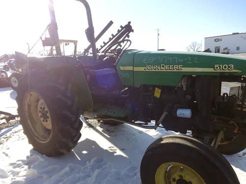 Used John Deere 5103 Tractor parts.