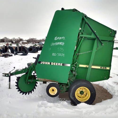 Used John Deere 535 Baler parts.