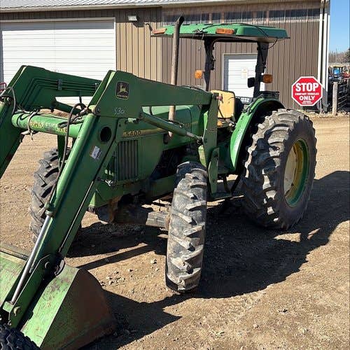 Used John Deere 5400 Tractor parts.