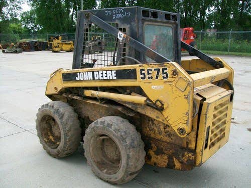 Used John Deere 5575 Skid Steer Loader parts.