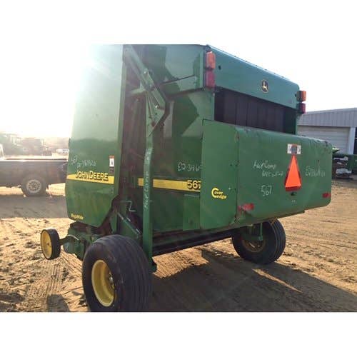 Used John Deere 567 Baler parts.