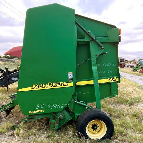Used John Deere 567 Baler parts.