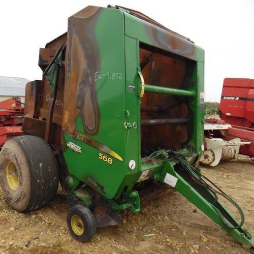 Used John Deere 568 Baler parts.
