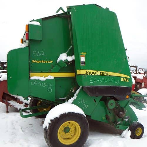 Used John Deere 582 Baler parts.