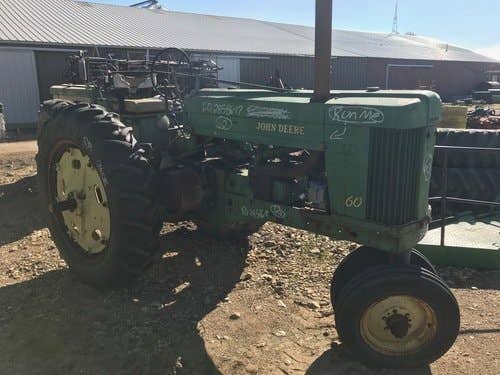 Used John Deere 60 Tractor parts.