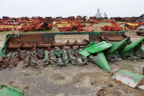 2009 Used John Deere 608c Header parts.