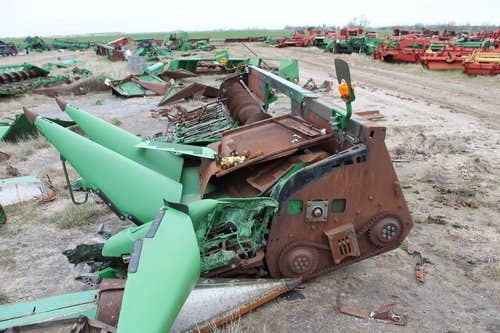 2009 Used John Deere 608c Header parts.