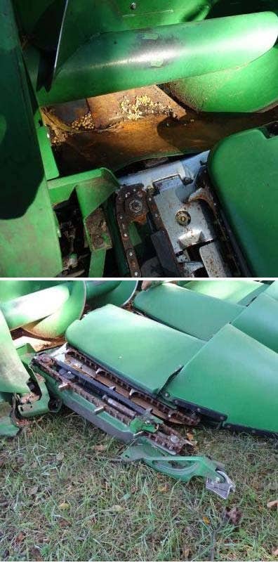 2010 Used John Deere 612C Header parts.