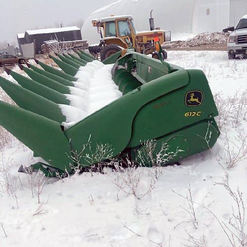 2014 Used John Deere 612C Header parts.