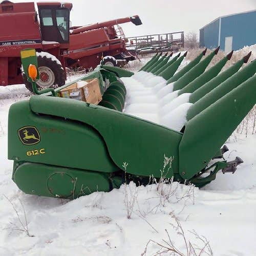 2014 Used John Deere 612C Header parts.