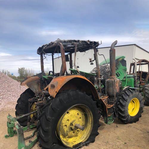 2017 Used John Deere 6130M Tractor parts.