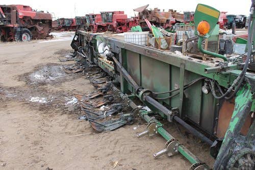 Used John Deere 618 Header parts.