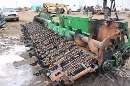 Used John Deere 618 Header parts.