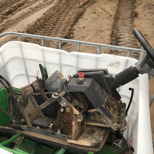 Used John Deere 6200 Tractor parts.