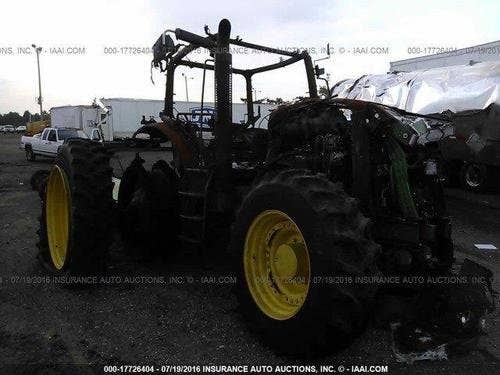 2013 Used John Deere 6210R Tractor parts.
