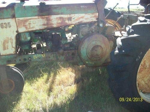 Used John Deere 630 Tractor parts.