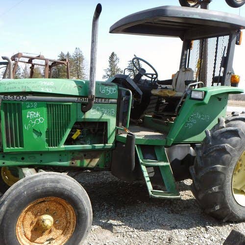 Used John Deere 6300 Tractor parts.