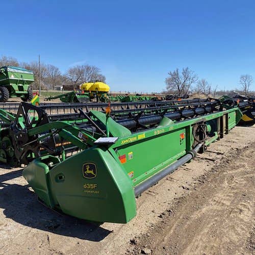 Used John Deere 635F Header parts.