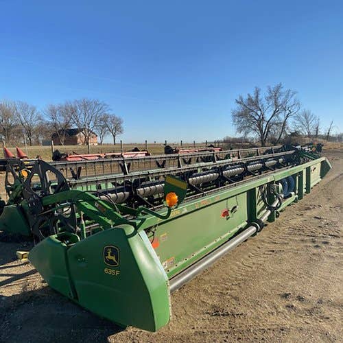Used John Deere 635F Header parts.