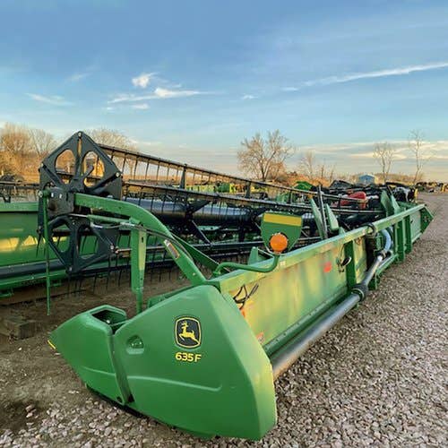 2012 Used John Deere 635F Header parts.