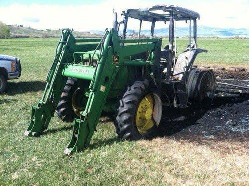 1994 Used John Deere 6400 Tractor parts.