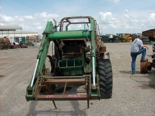 Used John Deere 6400 Tractor parts.