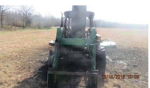 Used John Deere 6400 Tractor parts.