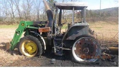 Used John Deere 6400 Tractor parts.