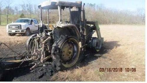 Used John Deere 6400 Tractor parts.
