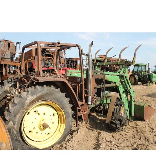 Used John Deere 6400 Tractor parts.