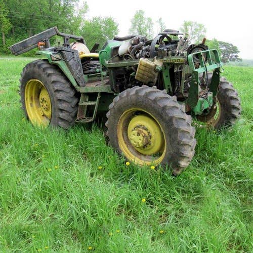 1996 Used John Deere 6400 Tractor parts.