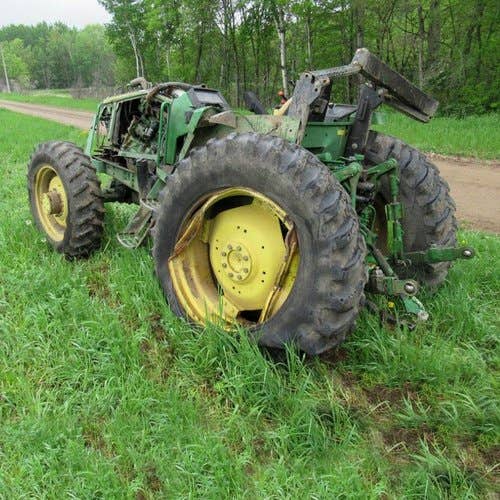 1996 Used John Deere 6400 Tractor parts.