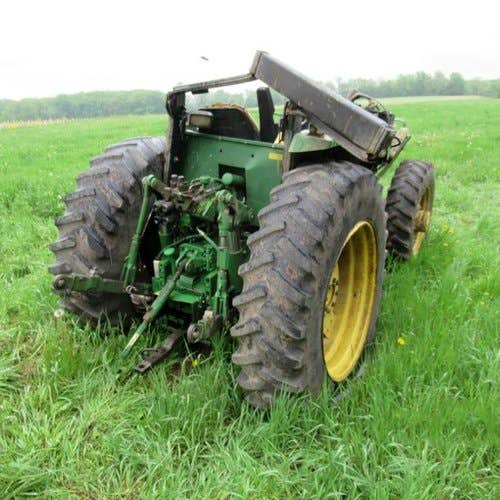 1996 Used John Deere 6400 Tractor parts.