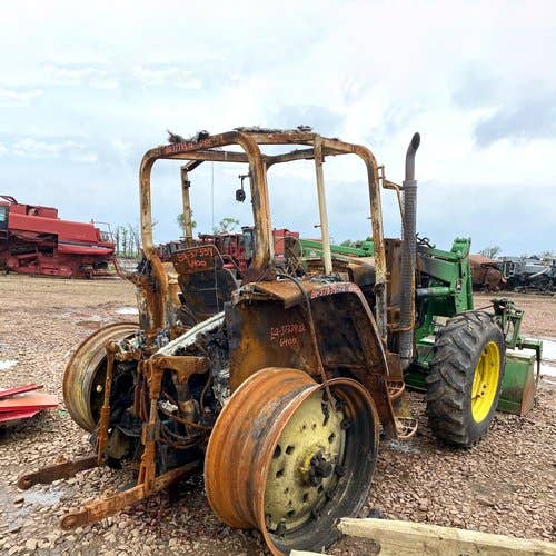 1993 Used John Deere 6400 Tractor parts.