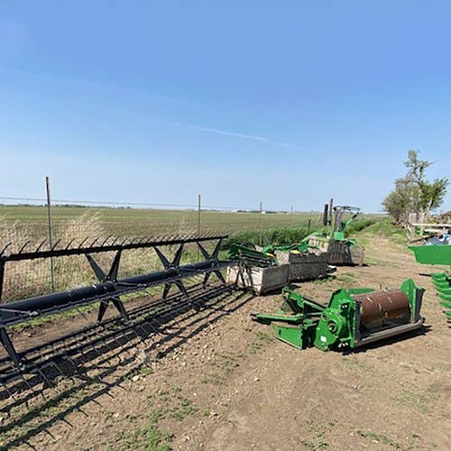 Used John Deere 640FD Header parts.