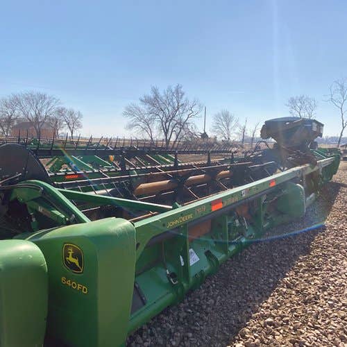 2012 Used John Deere 640FD Header parts.